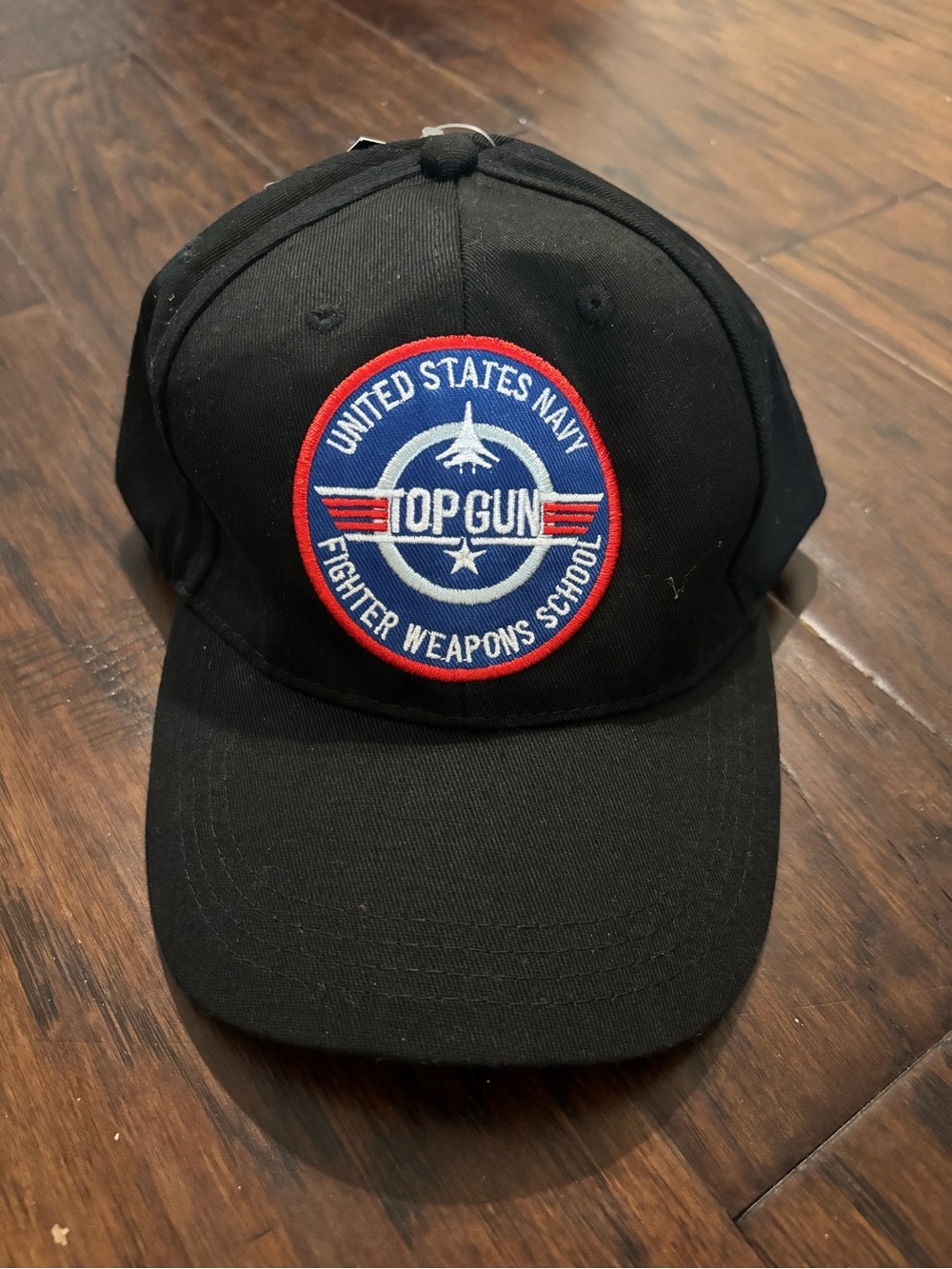 NWT: Top Gun United States Navy Black Patch Baseball Cap